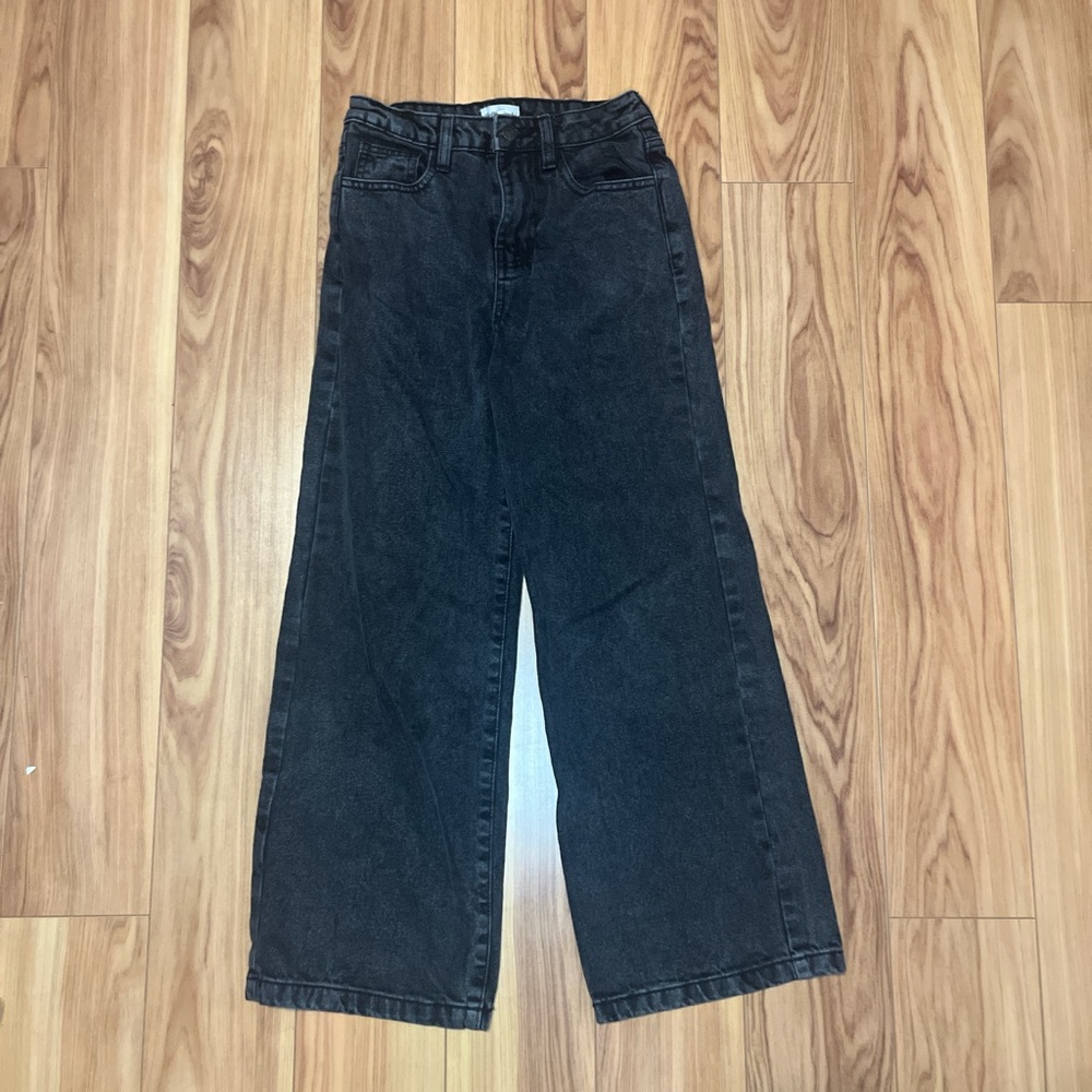 Girls hello franki wide leg jeans